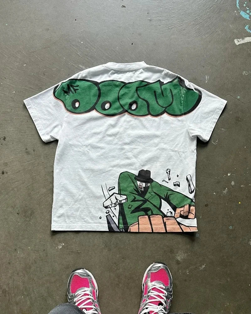 Men's Y2k Loose Character Graphic T-Shirt