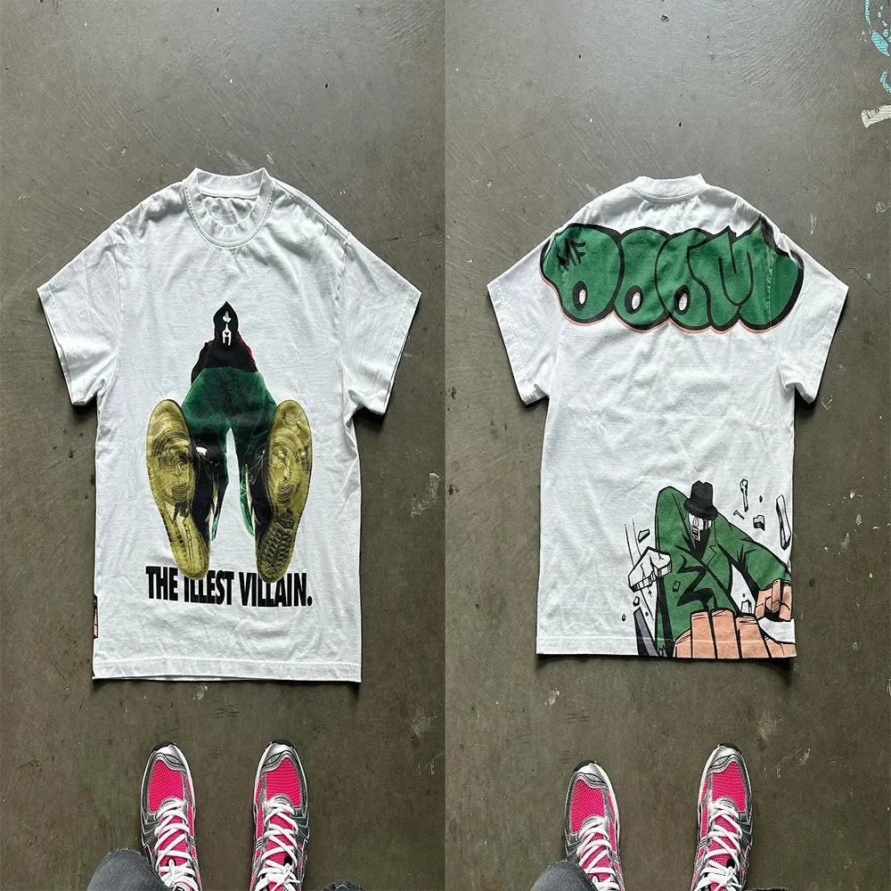 Men's Y2k Loose Character Graphic T-Shirt